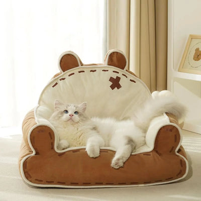 Pet Cute Plush Sofa Bed - HolyPetz™