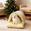 Pet Enclosed Cozy Cave Bed