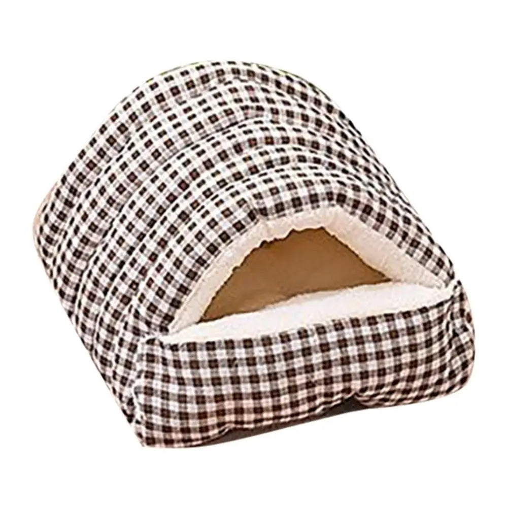 Pet Enclosed Cozy Cave Bed