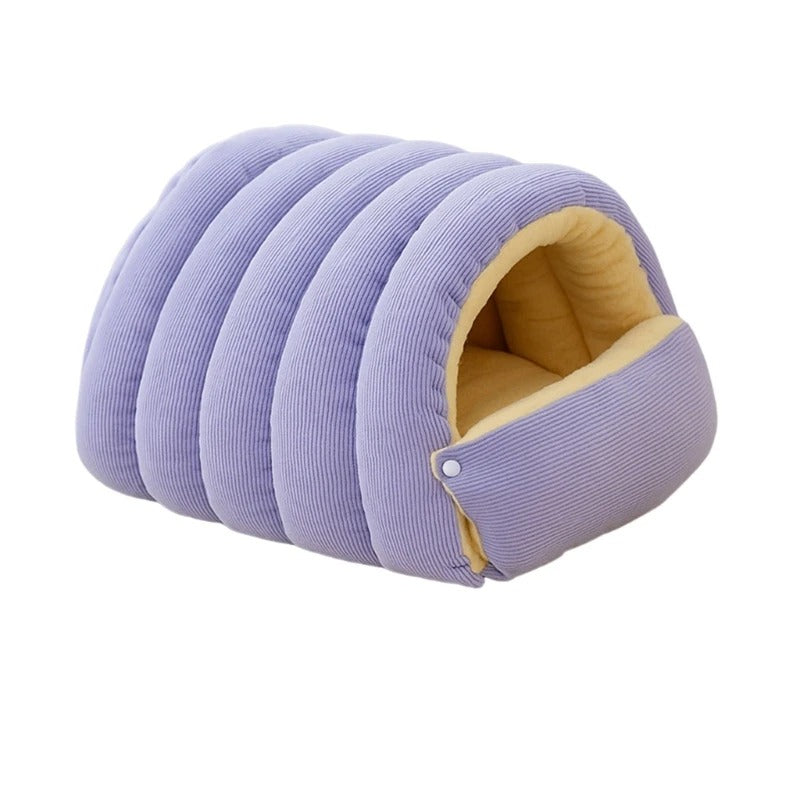 Pet Enclosed Cozy Cave Bed