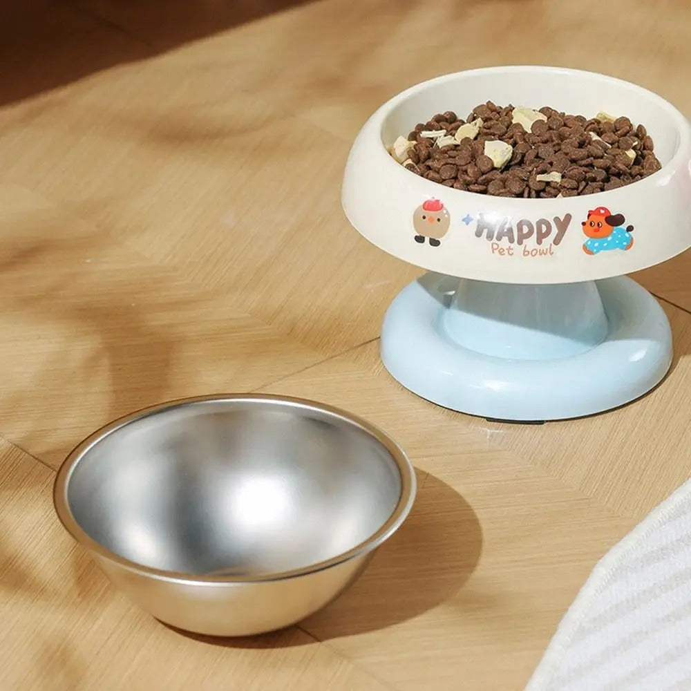 Pet Happy Elevated Stand With Stainless Steel Bowl
