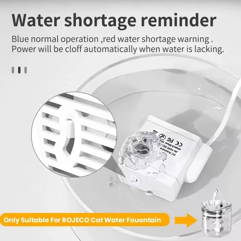 2L Water Fountain Replacement Pump & Filters