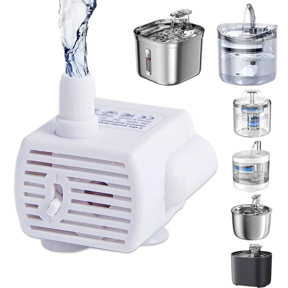 2L Water Fountain Replacement Pump & Filters