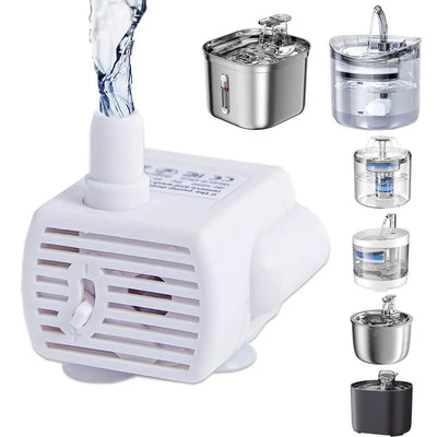 2L Water Fountain Replacement Pump & Filters