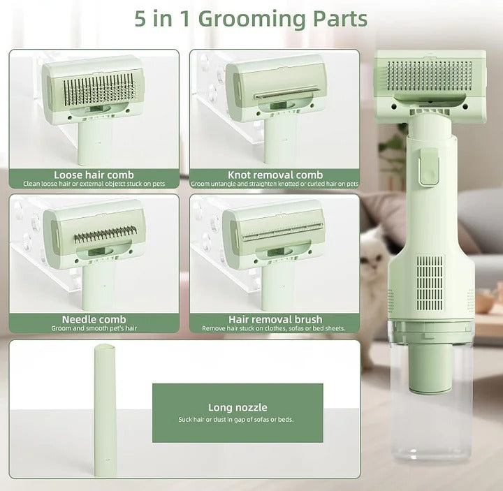 Pet Handheld Cordless Mini Grooming Vacuum