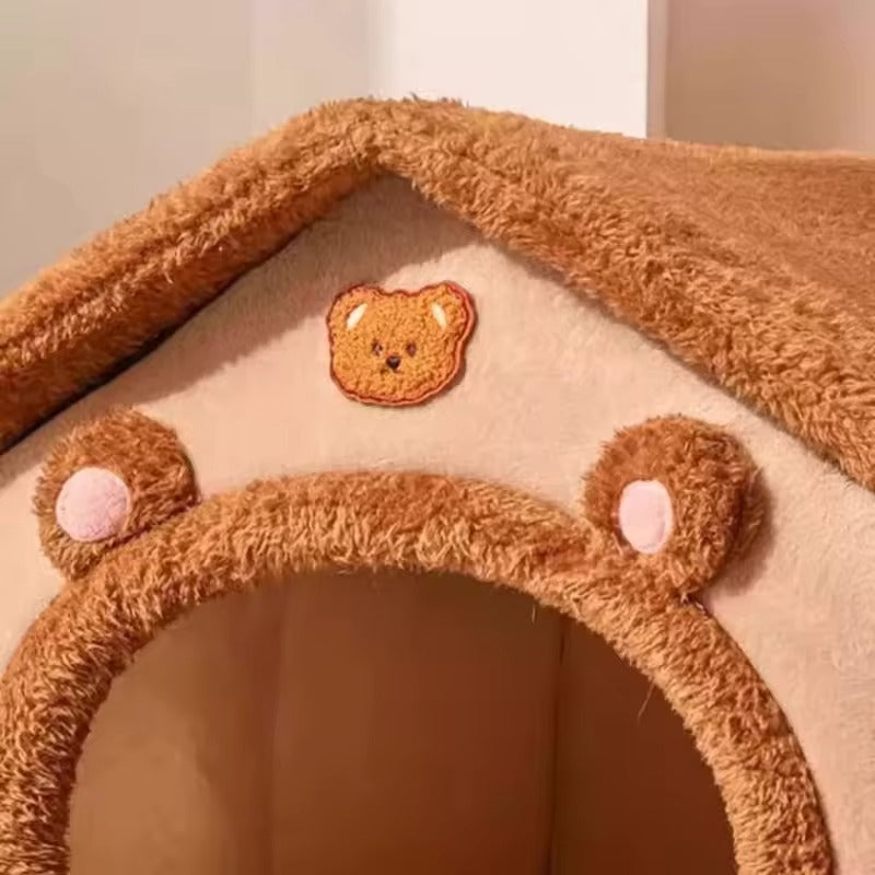 Pet Warm & Cozy Cave Bed House