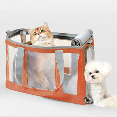 Pet Breathable Shoulder Handbag Carrier - HolyPetz™