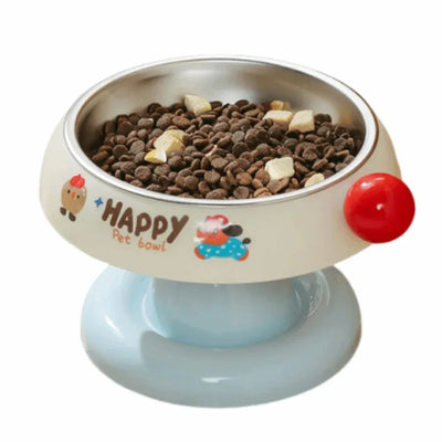 Pet Happy Elevated Stand With Stainless Steel Bowl - HolyPetz™