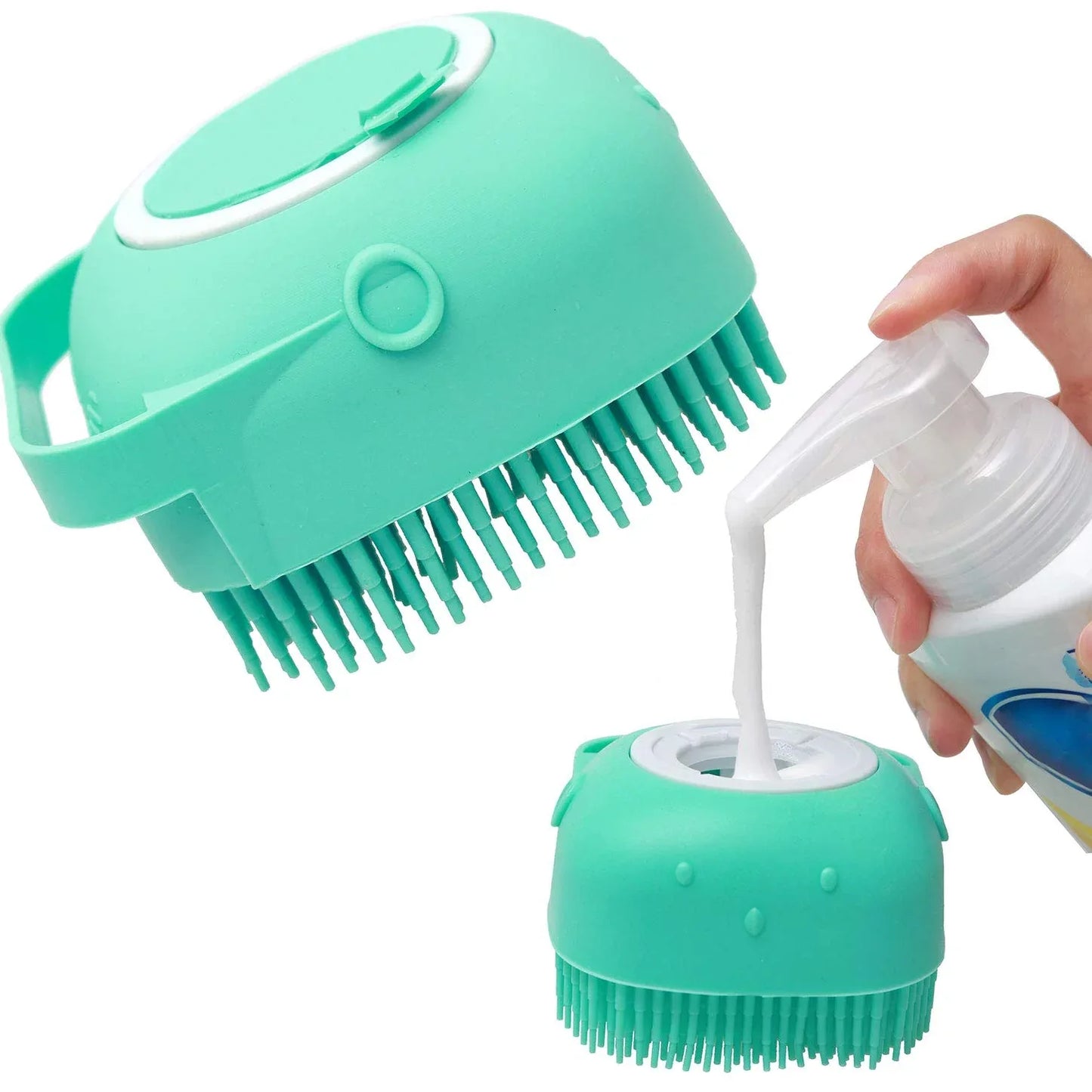 Pet Shampoo Massager Grooming Scrubber Brush - HolyPetz™