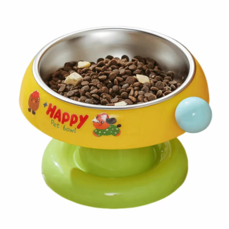 Pet Happy Elevated Stand With Stainless Steel Bowl