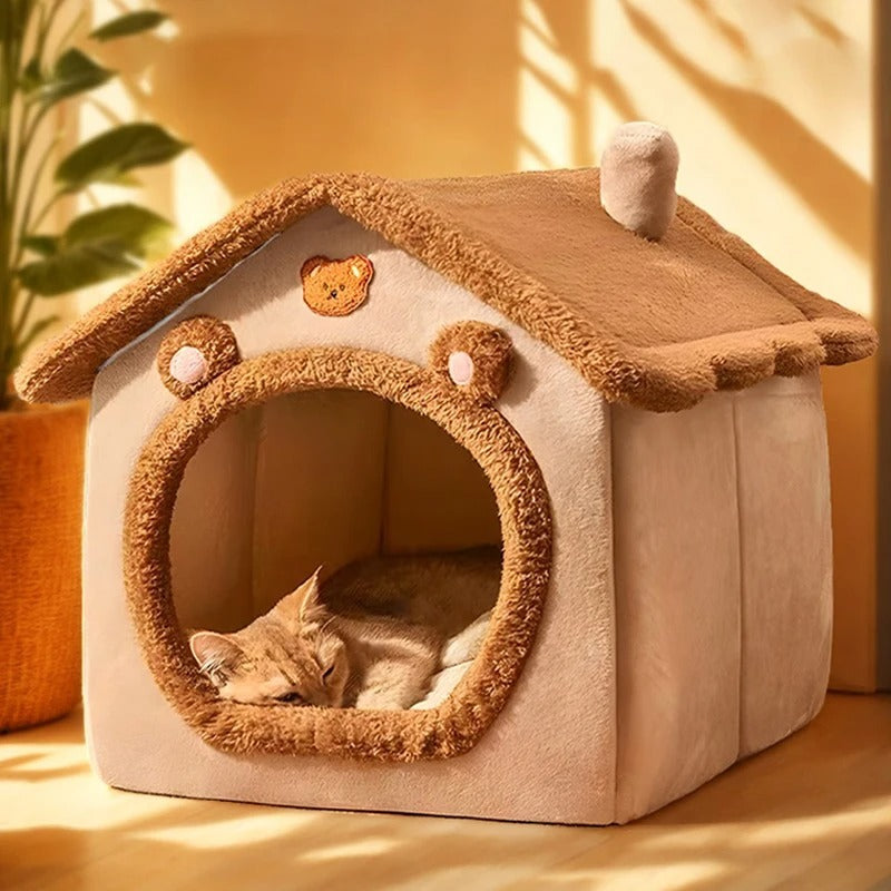 Pet Warm & Cozy Cave Bed House