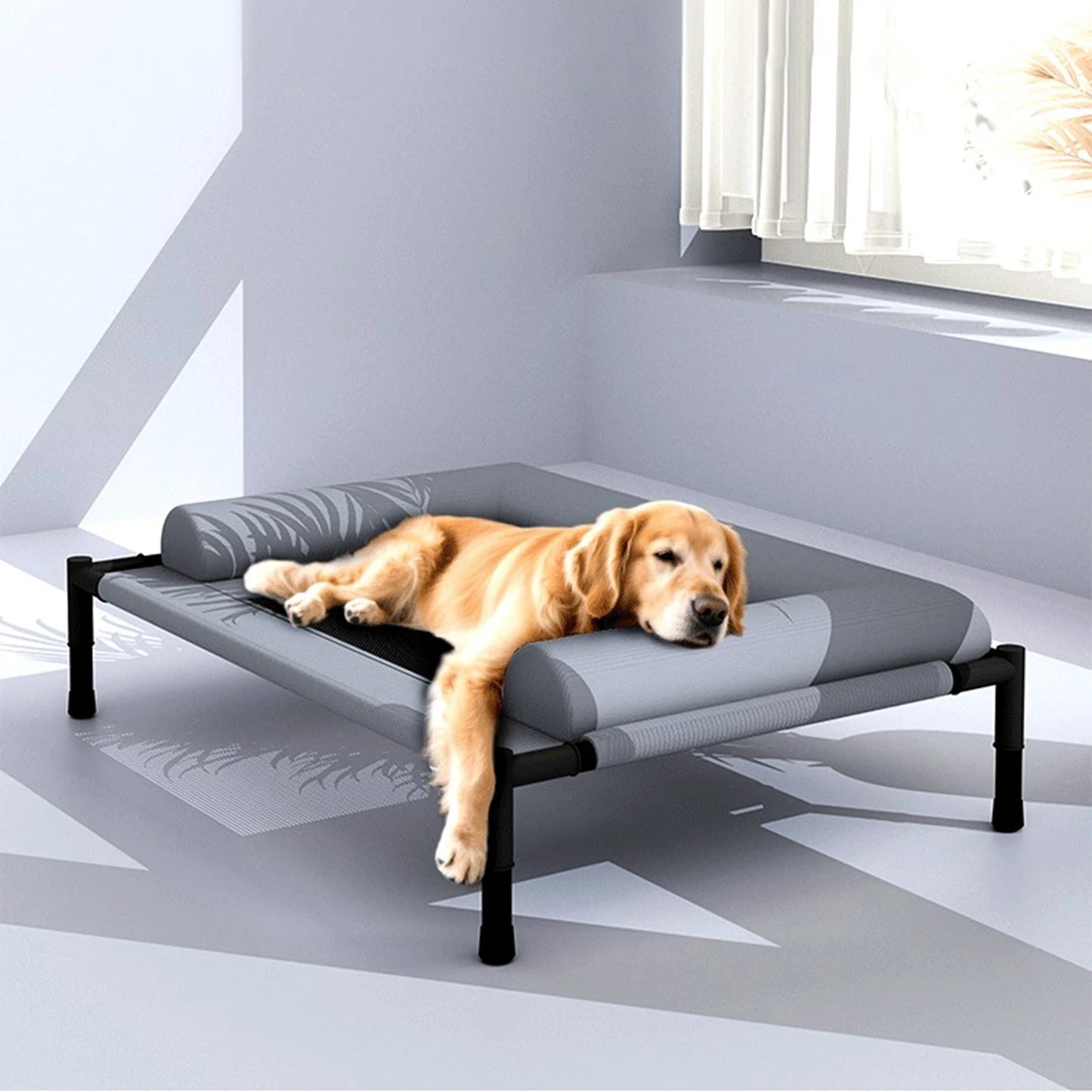 Dog Elevated Cooling Bed Breathable