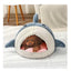 Pet Shark-Shaped Semi-Closed Cave Bed
