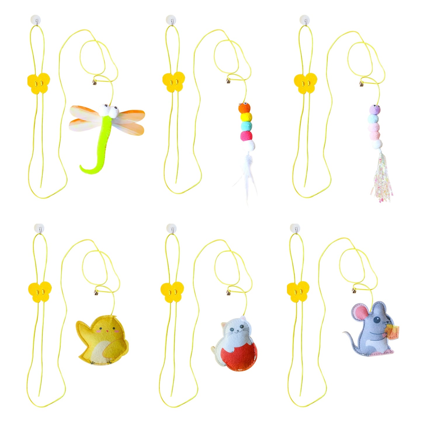 Cat Simulation Retractable Hanging Toy