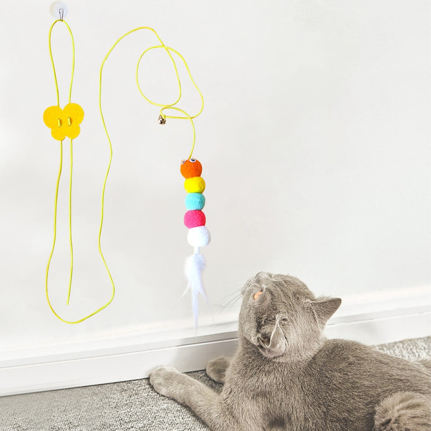Cat Simulation Retractable Hanging Toy